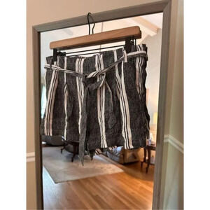 Indigo Rising Striped High Rise Shorts Size Small